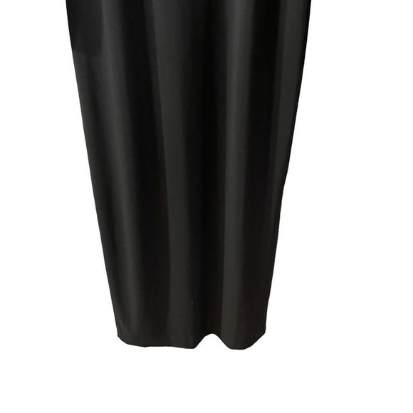 AYM Paxton Dress with Long Sleeves Black Bodycon Midi Dress Size 2XL NEW - Picture 6 of 11